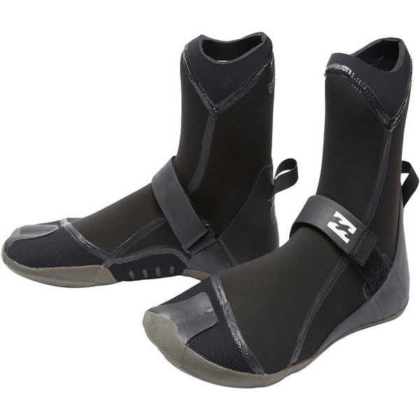 2025 Billabong Furnace 5mm Stivali In Neoprene Con Punta Spaccata Nascosta Abyww00101 - Nero